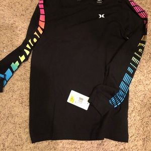 Boys Long Sleeve Hurley Tee Shirt